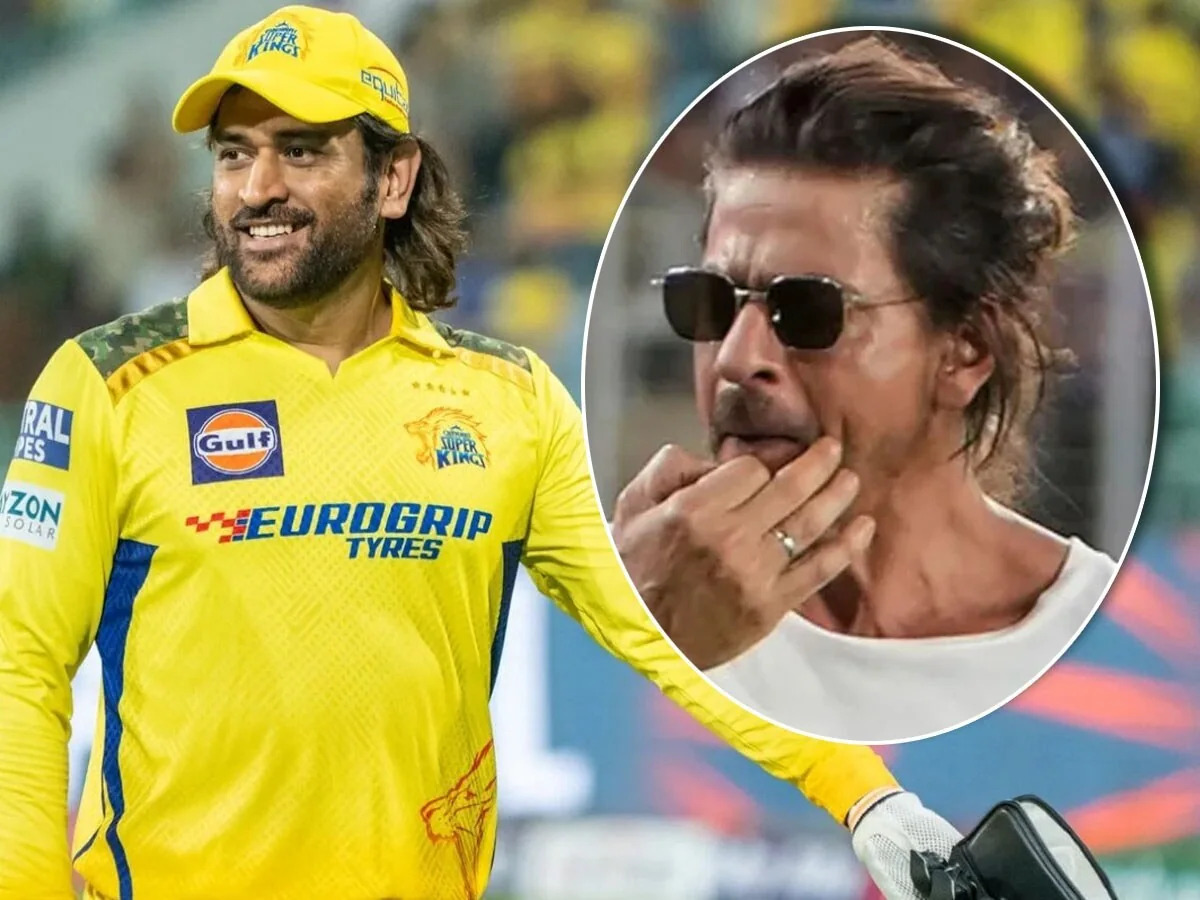 “ना..ना…करते हुए भी 10 साल आईपीएल खेल जाते हैं”- शाहरुख खान ने एमएस धोनी को लेकर कहा।