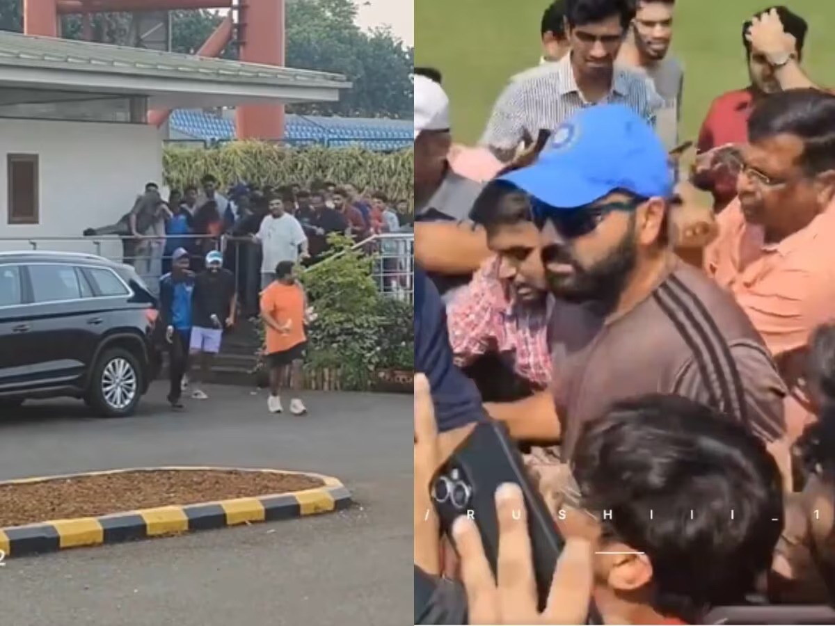 रोहित शर्मा फैंस का प्यार देख दंग रह गए, अपनी जान बचाने के लिए कार की ओर लंबी दौड़ लगाई, वीडियो यह रही