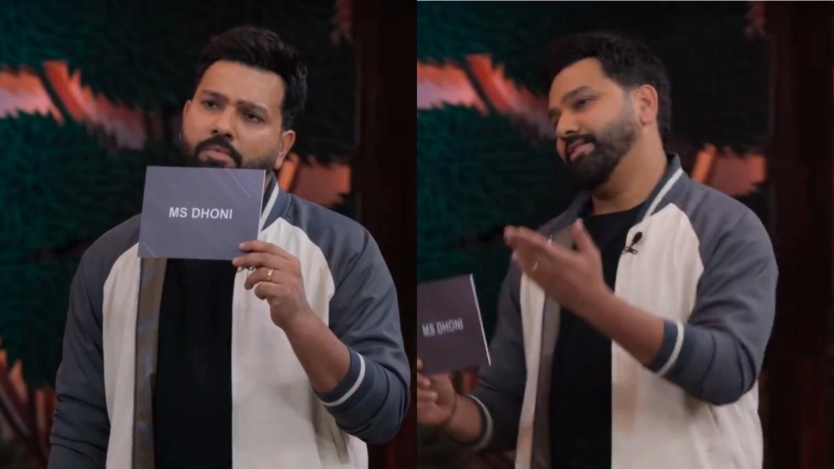 रोहित शर्मा, कपिल शर्मा के टास्क शो पर MS धोनी के हेलिकाॅप्टर शाॅट को नहीं पहचान पाए, देखें वायरल वीडियो