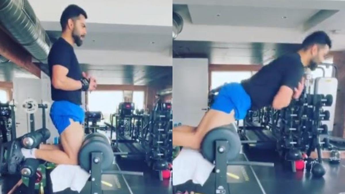  विराट कोहली ने न्यूजीलैंड के खिलाफ टेस्ट सीरीज से पहले जिम में पसीना बहाया