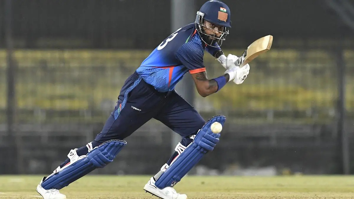 बड़ौदा ने रोमांचक मैच में तमिलनाडु के खिलाफ हार्दिक पांड्या की तूफानी पारी की वजह से जीत दर्ज की