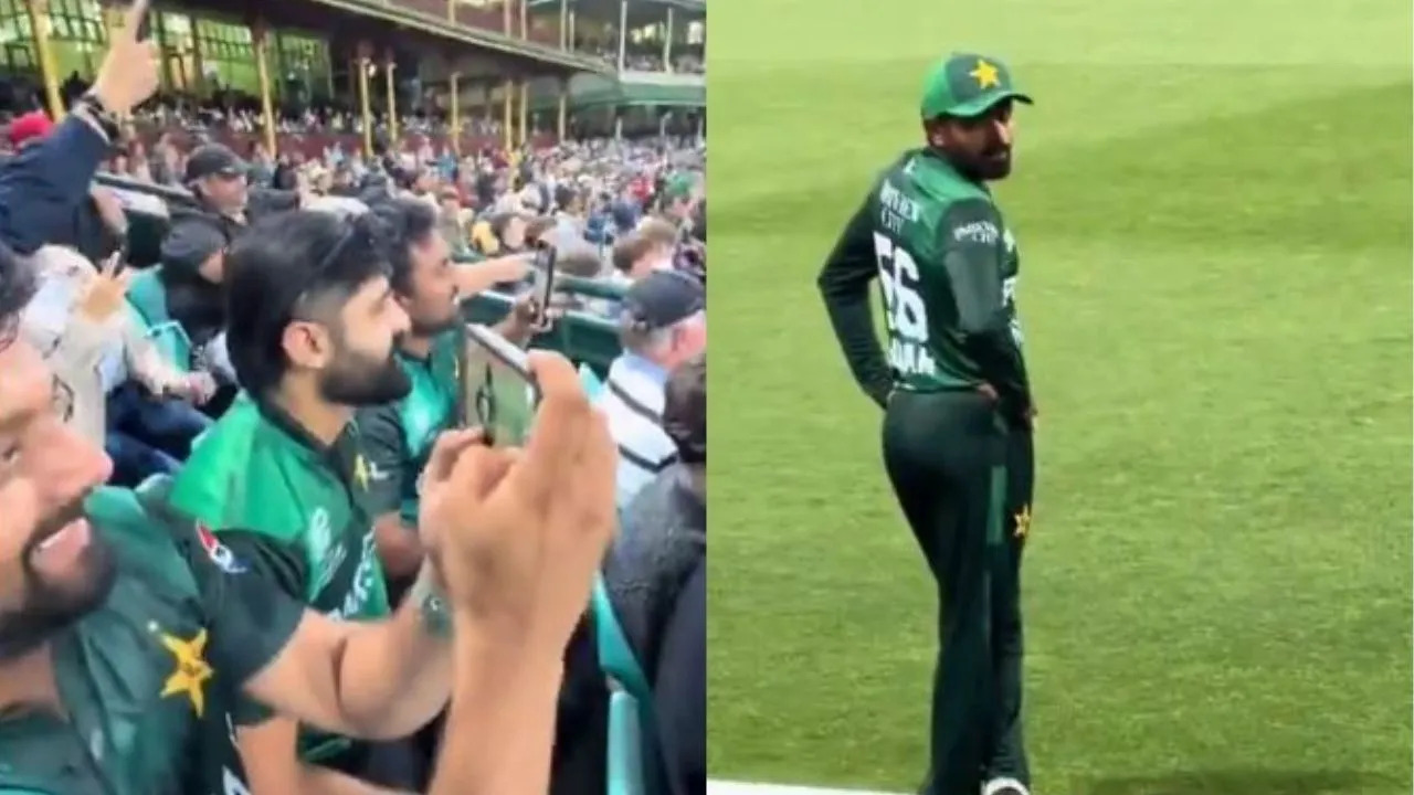 पाकिस्तानी प्रशंसकों ने बाबर आजम को ऑस्ट्रेलिया के खिलाफ दूसरे टी20 मैच के दौरान ट्रोल किया - ‘तेरी टीम में जगह नहीं बनती’