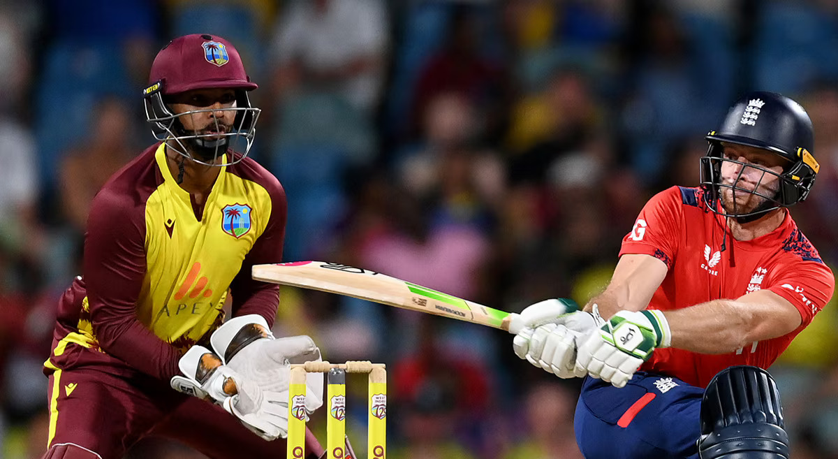 वेस्टइंडीज टीम जोस बटलर की आंधी में उड़ी, दूसरे टी20 को इंग्लैंड ने अपने नाम किया 