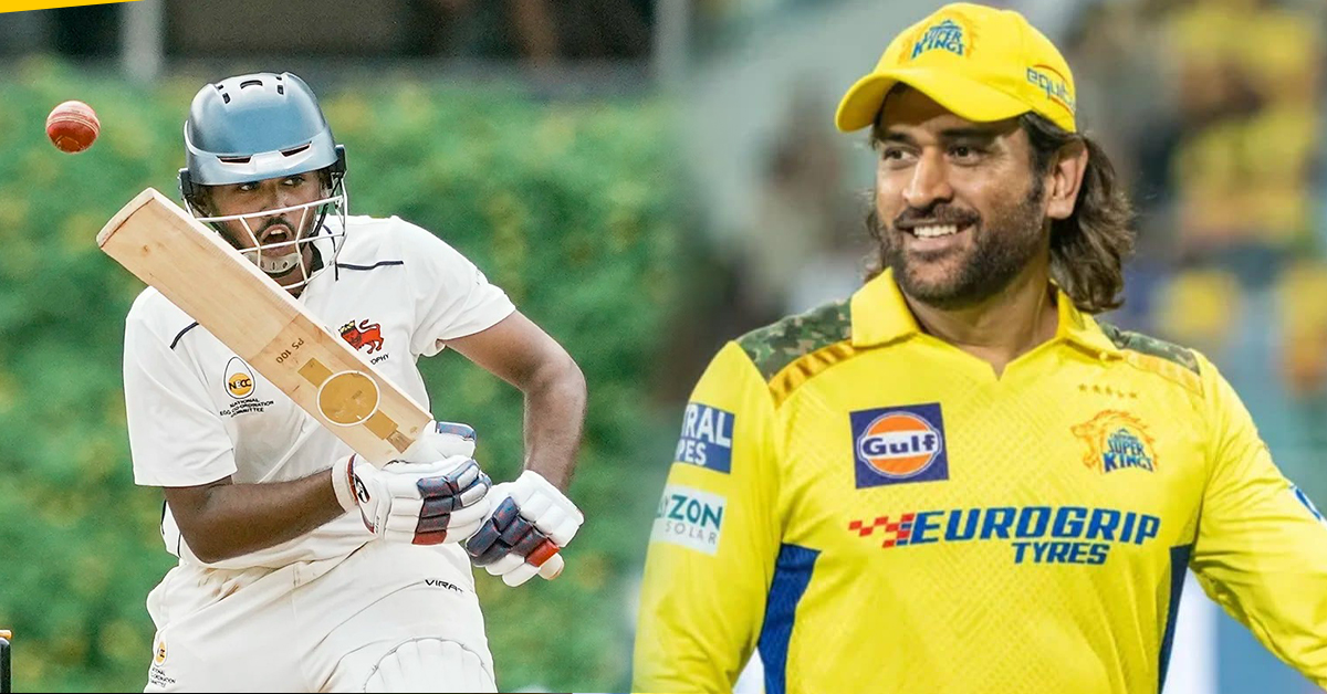 मुंबई के युवा बल्लेबाज आयुष म्हात्रे ने  IPL 2025 की नीलामी से पहले एमएस धोनी का ध्यान खींचा, जानें कैसे?