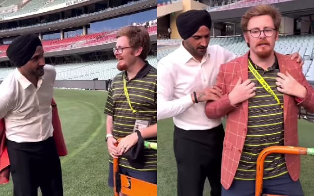 हरभजन सिंह ने तमाम प्रशंसकों का दिल जीत लिया, तोहफे के रूप में अपनी जैकेट ग्राउंड स्टाफ के सदस्य को दी, आप भी वीडियो देखें