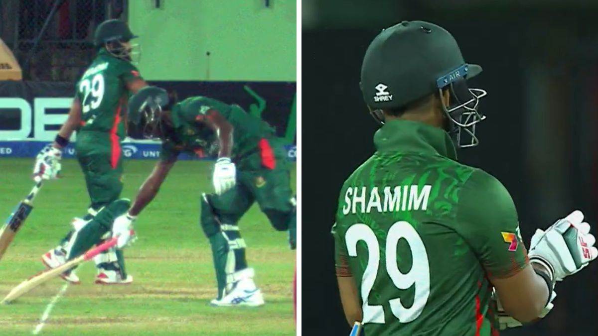 बांग्लादेश के साथ तीसरे टी20 मैच के दौरान पाकिस्तान वाली घटना हुई, ये रनआउट की वीडियो देख आपकी भी हंसी छूट जाएगी