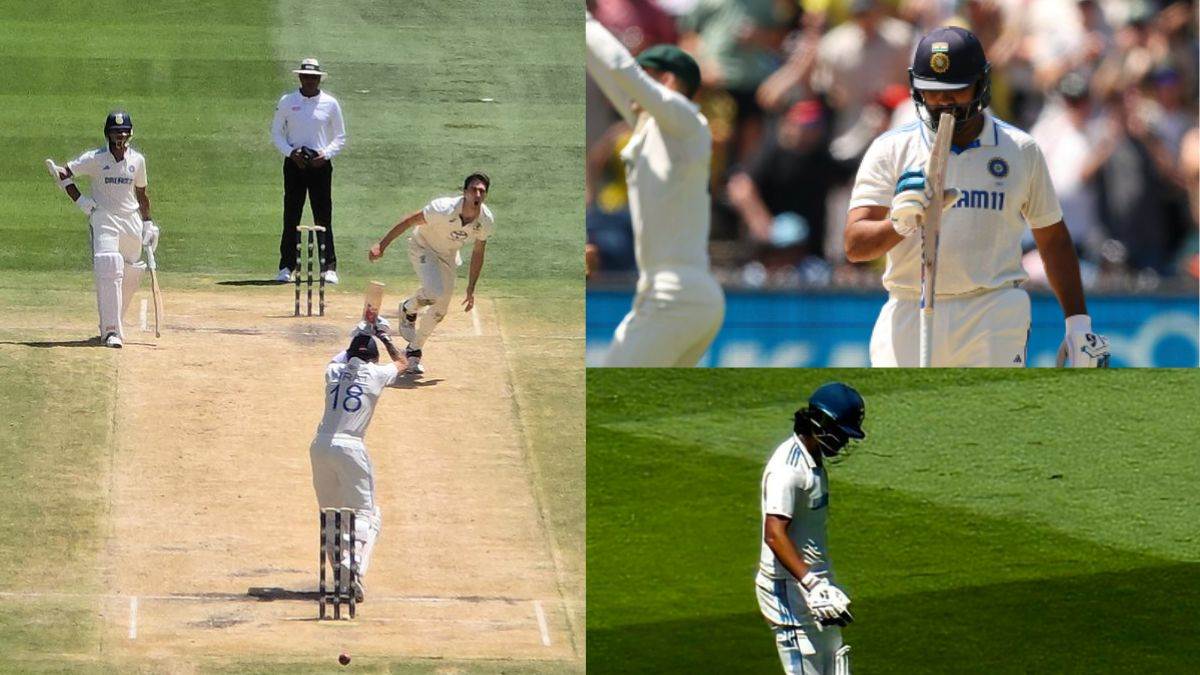 भारत बड़े रन चेज में लड़खड़ाया, कमिंस ने राहुल-रोहित को एक ही ओवर में आउट किया