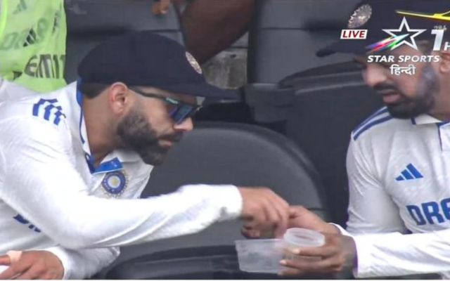 विराट और राहुल लंच ब्रेक के दौरान खाना शेयर करते हुए दिखे, प्रशंसकों को  स्कूल वाले दिन याद आए