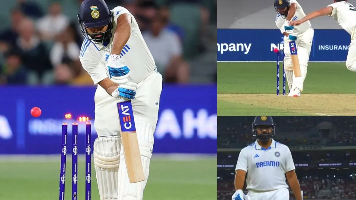 गाबा टेस्ट में रोहित शर्मा 10 रन बनाकर आउट हुए, भारत पर हार और फॉलो ऑन का खतरा मंडराया 