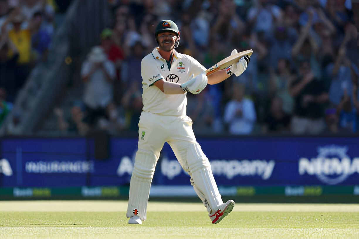 ऑस्ट्रेलिया ने पहली पारी में ट्रेविस हेड के तूफानी शतक की बदौलत 337 रन बनाए 
