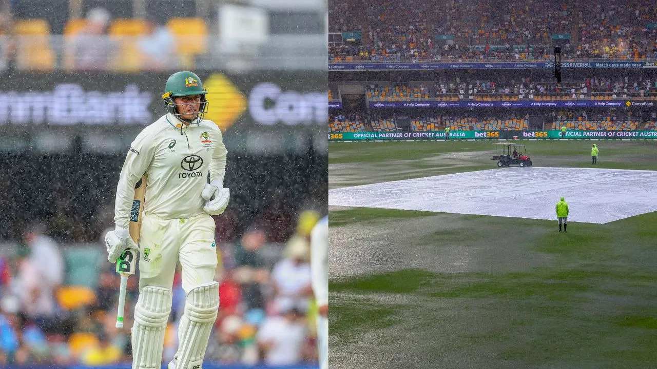 गाबा में बारिश का कहर, 13.2 ओवर का ही खेल हो पाया, दूसरे दिन 98 ओवर फेंके जाएंगे