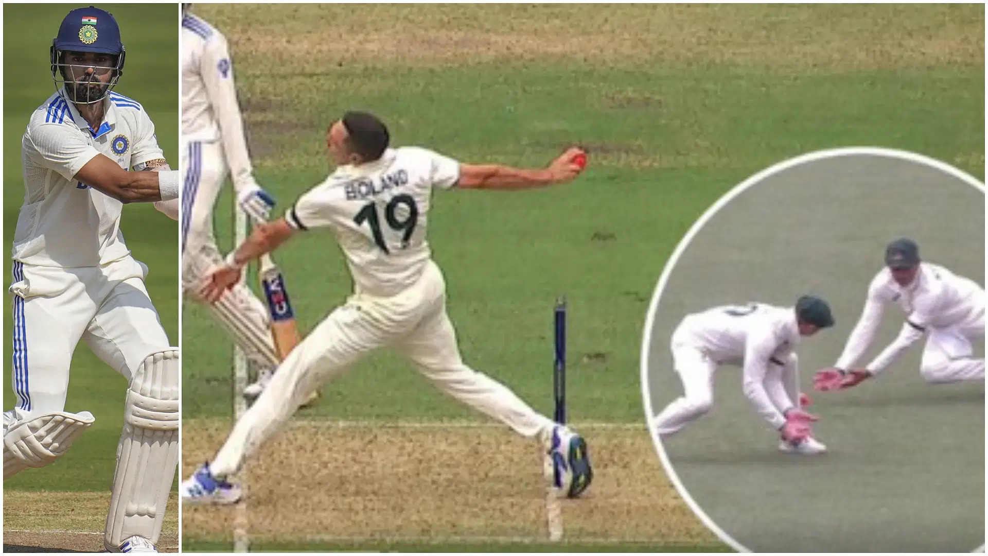  स्कॉट बोलैंड के पहले ही ओवर में जबरदस्त ड्रामा हुआ, केएल राहुल को दो-दो बार किस्मत का साथ मिला 