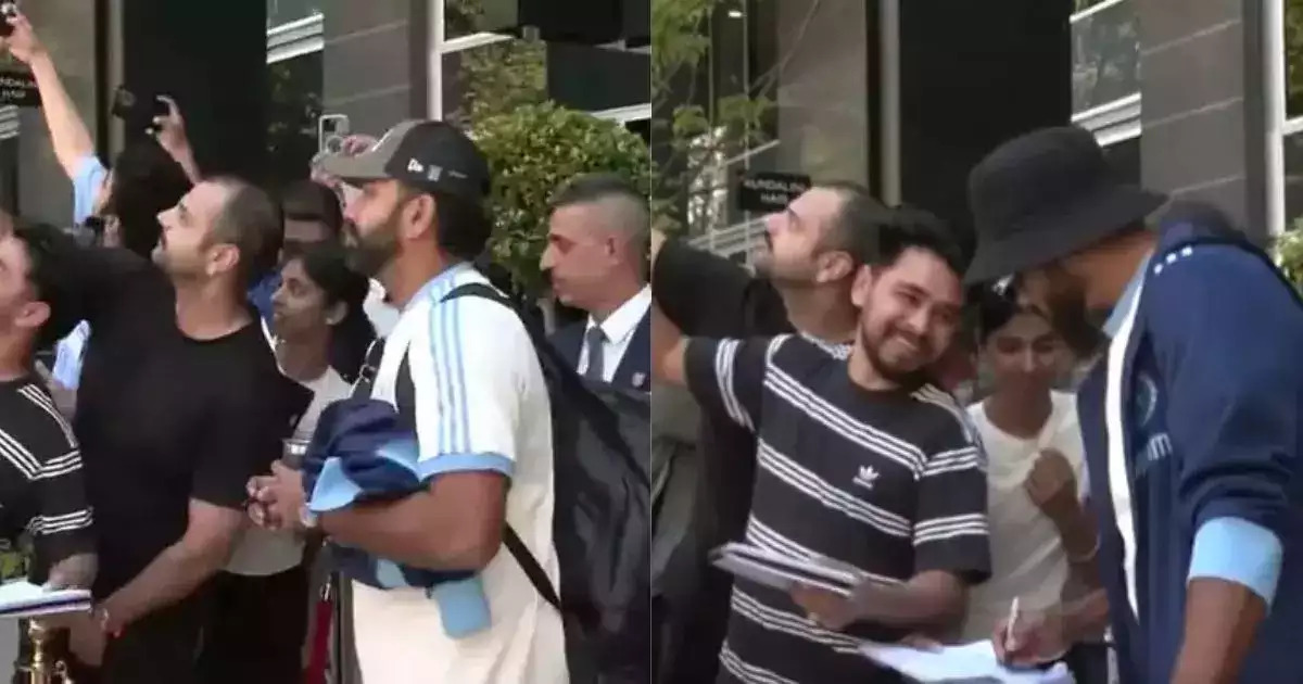 रोहित का एडिलेड रवाना होने से पहले दिल छू लेने वाला जेस्चर, फैंस के साथ सेल्फी ली 