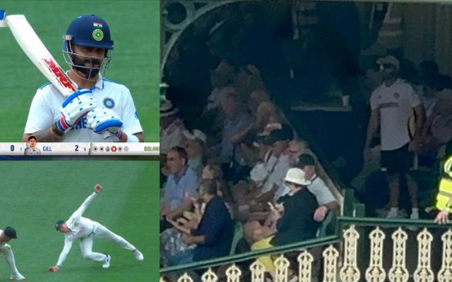 कोहली का कैच पहली ही गेंद पर पकड़ा गया तो ड्रेसिंग रूम से रोहित शर्मा का रिएक्शन वायरल हुआ, देखें