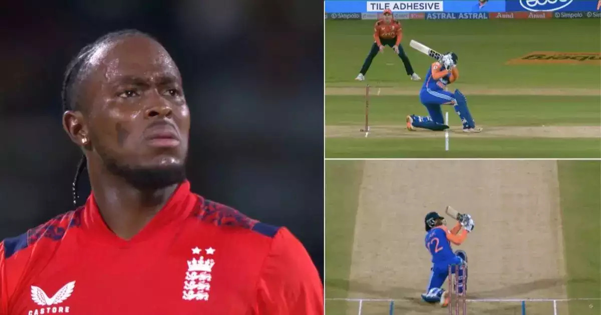 तिलक वर्मा के इस अद्भुत छक्के को देखकर जोफ्रा आर्चर भी हैरान रह गए 