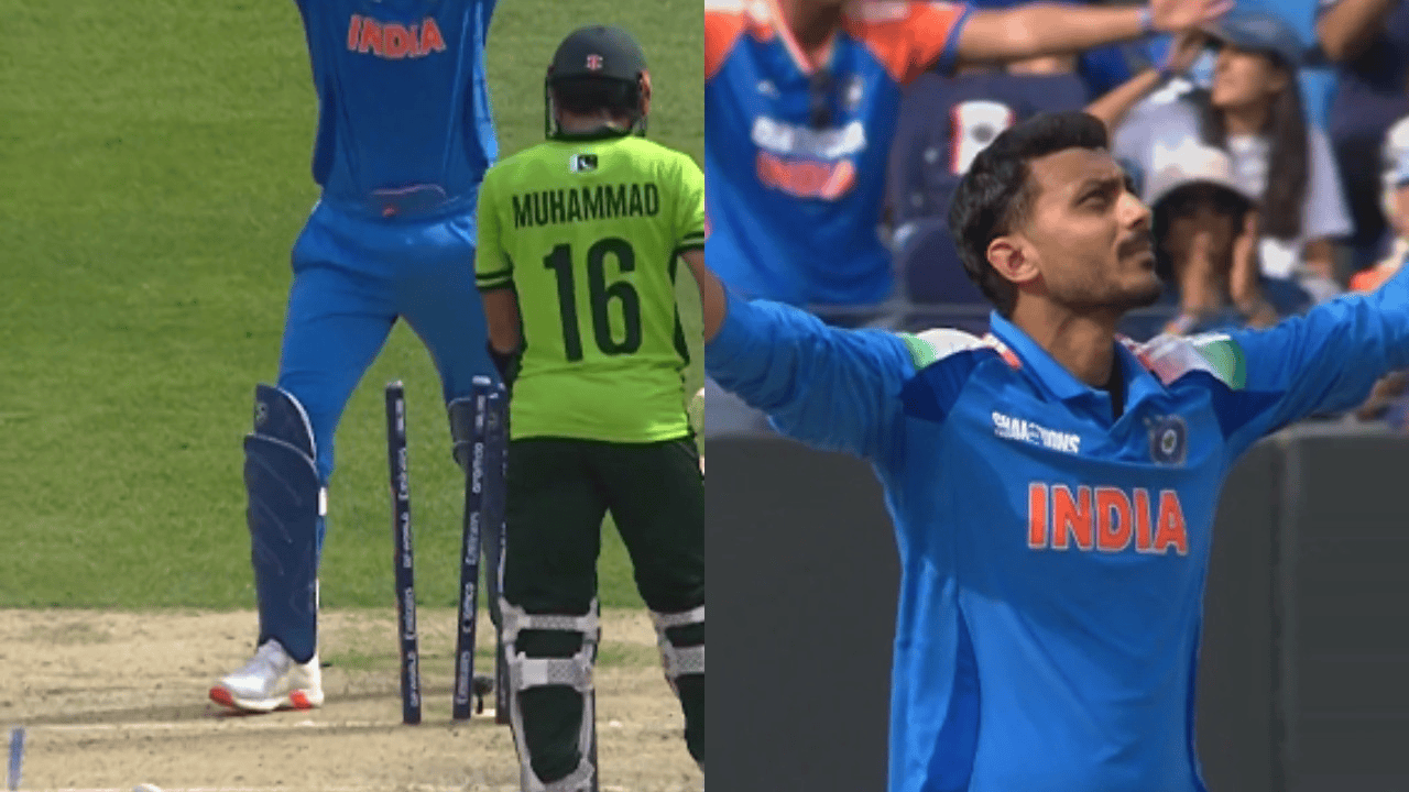 अक्षर पटेल ने बेहतरीन गेंद पर मोहम्मद रिजवान को बोल्ड आउट किया; वीडियो देखें