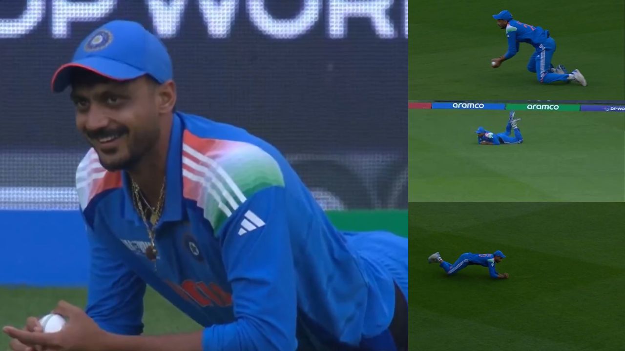 अक्षर पटेल ने हार्दिक की गेंद पर शानदार कैच पकड़ा, रचिन रवींद्र सस्ते में पवेलियन लौटे 