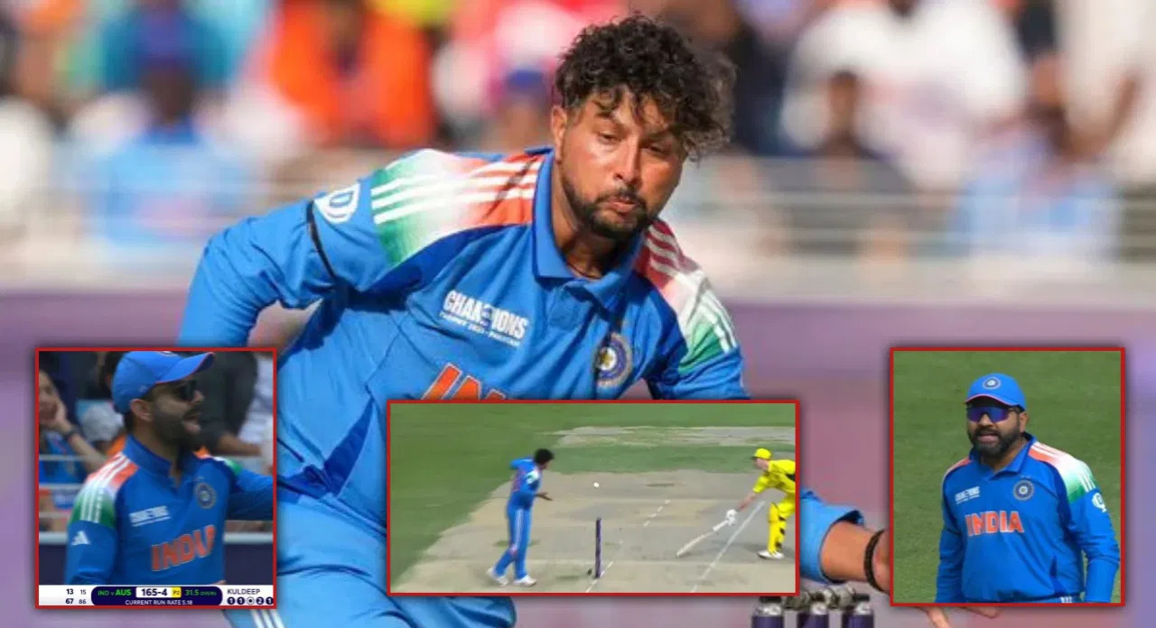CT2025: कुलदीप यादव को गेंद ना पकड़ना भारी पड़ गया, रोहित शर्मा और विराट कोहली ने बीच मैच में जमकर फटकार लगाई 