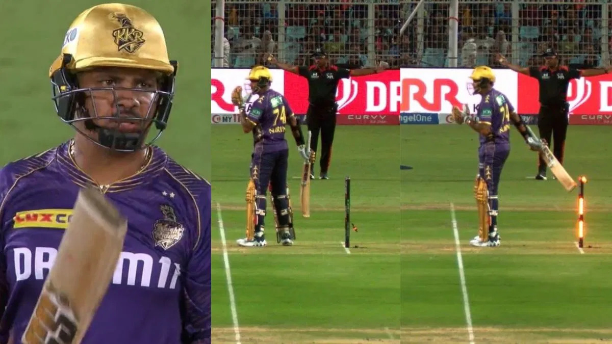 IPL 2025: सुनील नरेन को हिट विकेट आउट क्यों नहीं दिया गया? नियम के बारे में जानें -