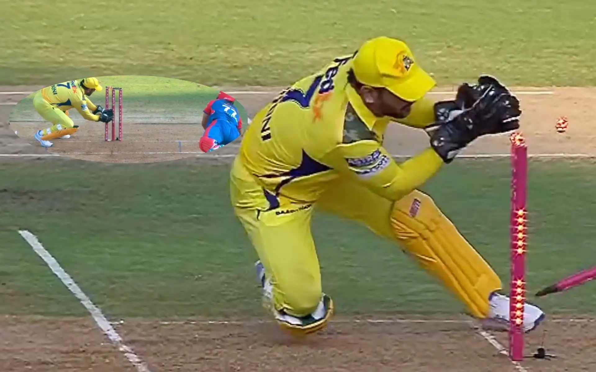 IPL 2025: एमएस धोनी ने एक बार फिर विकेटकीपिंग में अपनी छाप छोड़ी, आशुतोष शर्मा को बेहतरीन तरीके से रनआउट किया