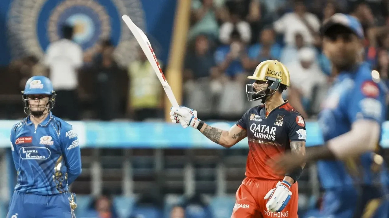 विराट कोहली ने आईपीएल में मुंबई इंडियंस के खिलाफ इतिहास रचा, सबसे तेज 13 हजार रन बनाने वाले दूसरे खिलाड़ी बने 