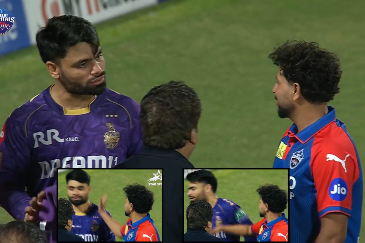 कुलदीप ने पहले बीच मैदान में रिंकू को थप्पड़ मारा, फिर कैमरे के सामने प्यार दिखाने लगे 