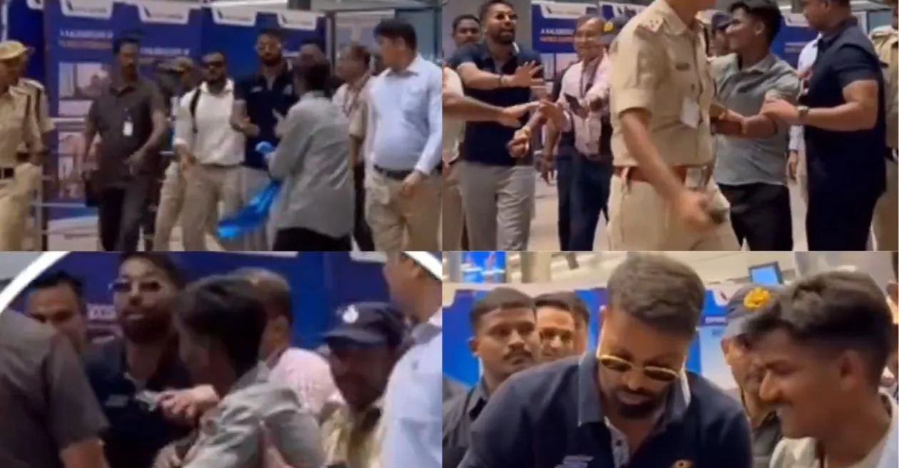 हार्दिक पांड्या अपने फैन से मिलने के लिए एयरपोर्ट पर सुरक्षाकर्मियों से भिड़ गए, वीडियो देखकर आप भी खुश हो जाएंगे