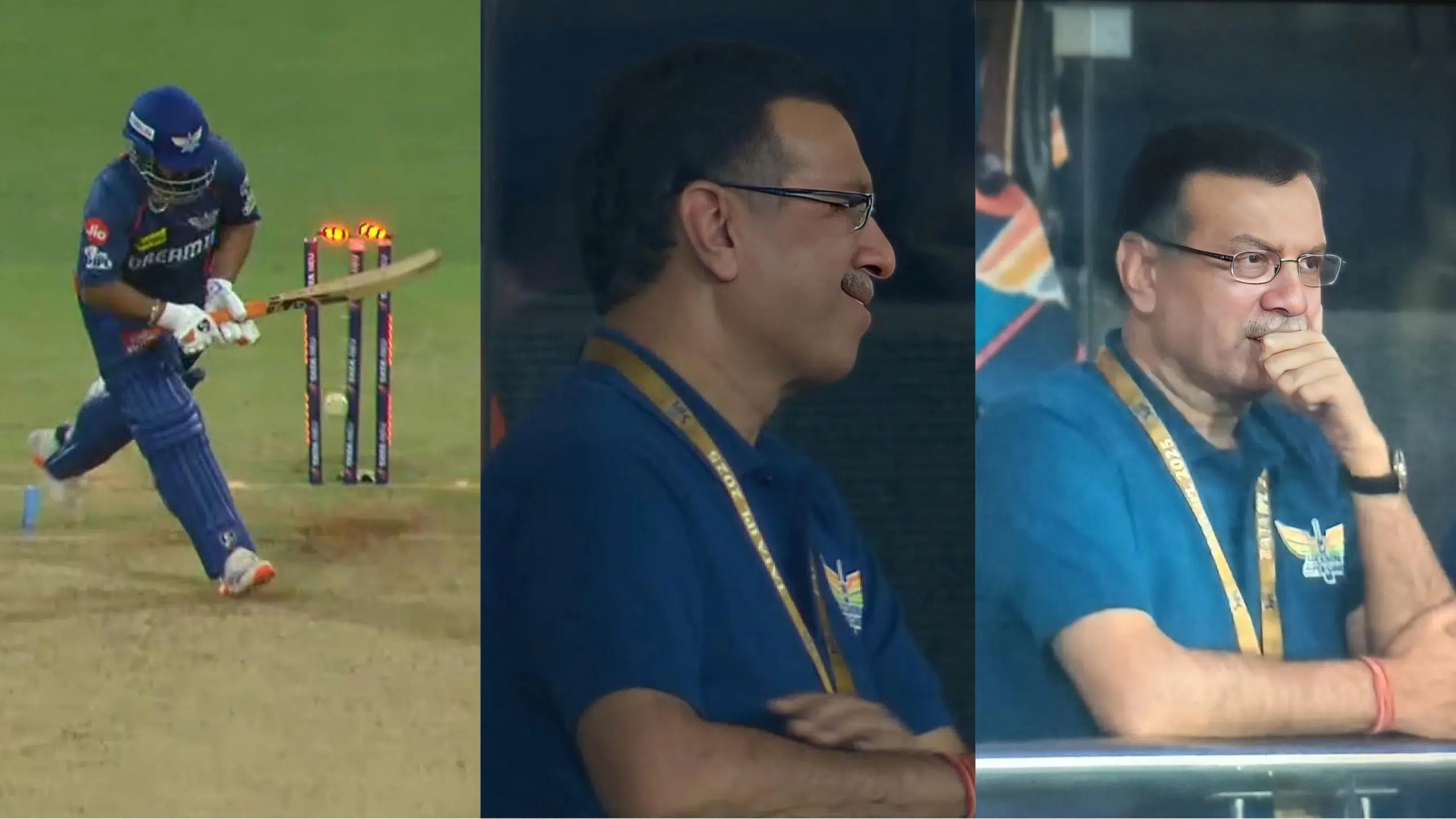 ऋषभ पंत ने अजीबोगरीब शॉट खेलकर अपना विकेट गंवाया, संजीव गोयनका का रिएक्शन वायरल हुआ 