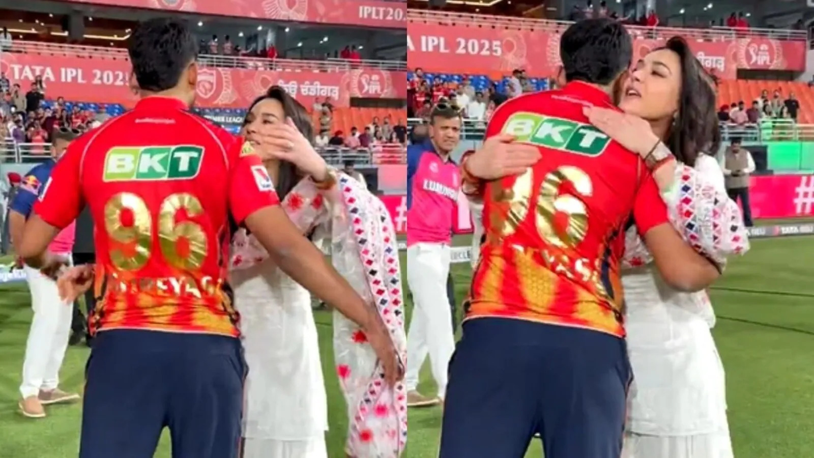 प्रीति जिंटा को पंजाब किंग्स की हार का कोई गम नहीं था, मैच के बाद भी चेहरे पर प्यारी मुस्कान दिखी 