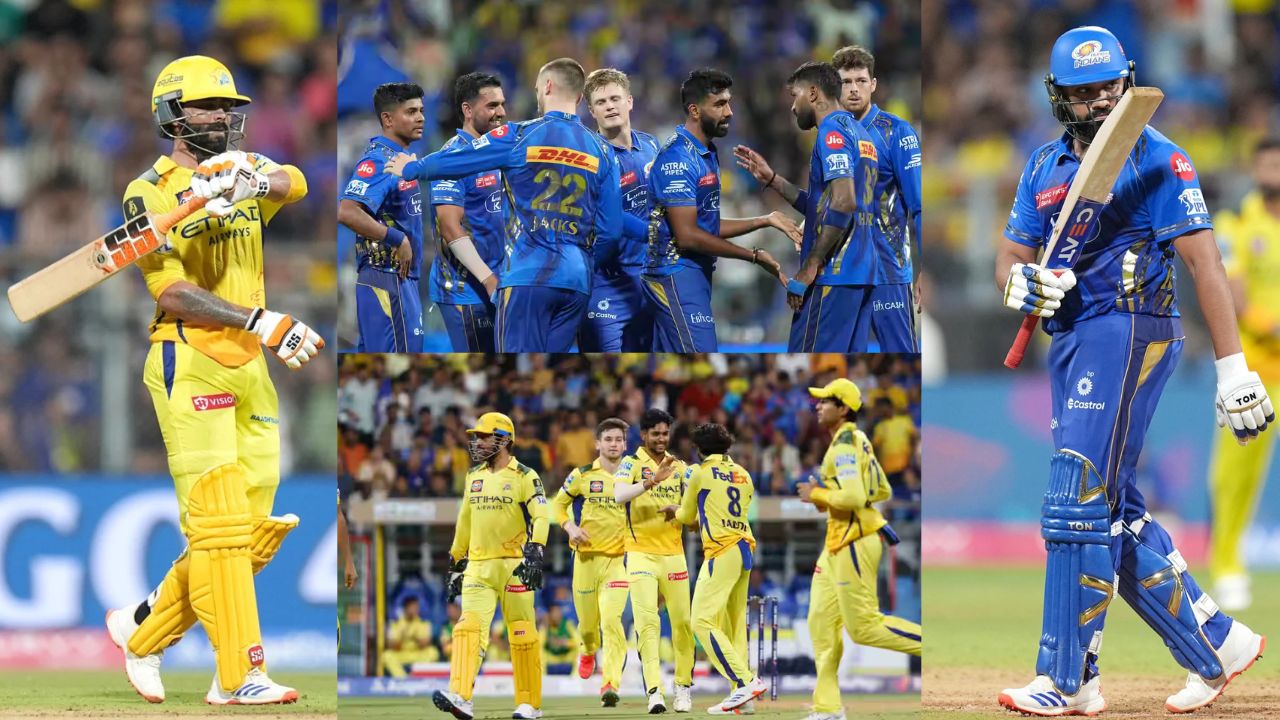 IPL 2025: चेन्नई की किस्मत धोनी भी नहीं बदल पा रहे हैं, मुंबई के खिलाफ एक और हार मिली 