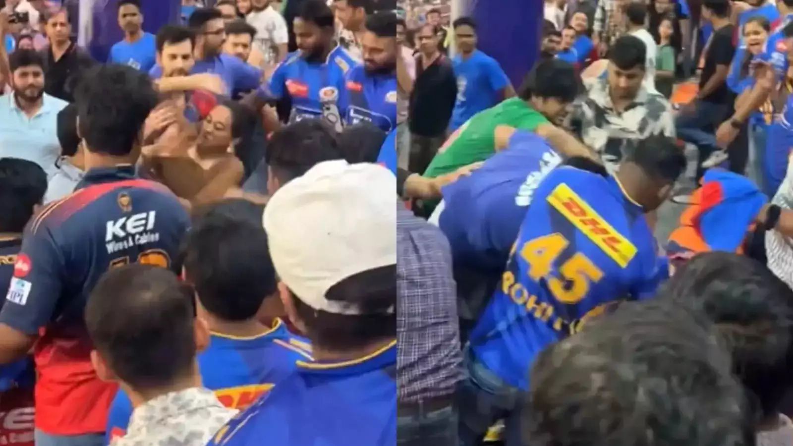 IPL 2025:  महिला प्रशंसक ने डीसी बनाम एमआई मैच के दौरान हाथापाई की, वीडियो वायरल हुआ 