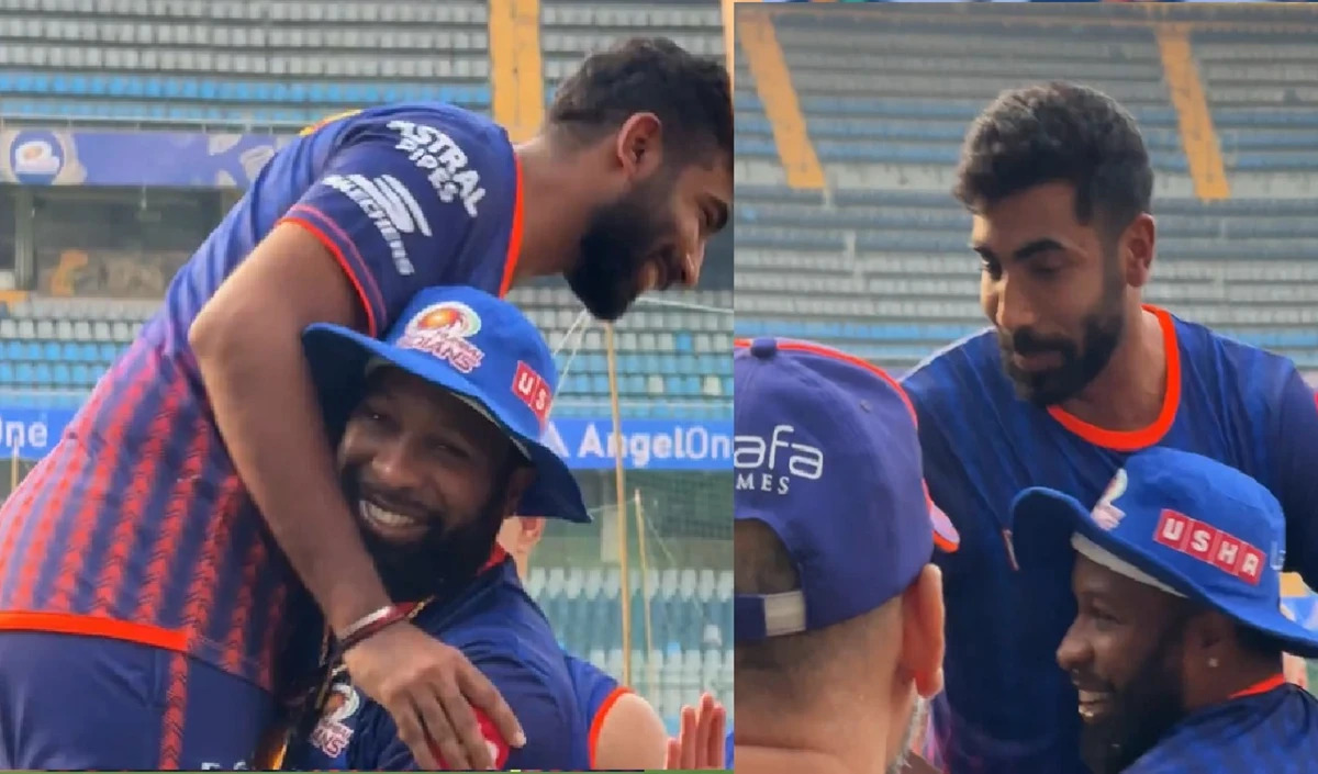 IPL 2025: मुंबई इंडियंस के खिलाड़ी जसप्रीत बुमराह को देखकर खुशी से उत्साहित हुए , जमकर सेलिब्रेट किया, आप भी वीडियो देखें