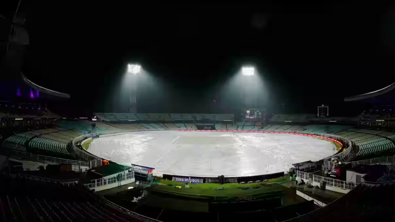 बारिश कोलकाता नाइट राइडर्स और पंजाब किंग्स मैच में विलेन बनी, दोनों टीमों को 1-1 अंक मिले 