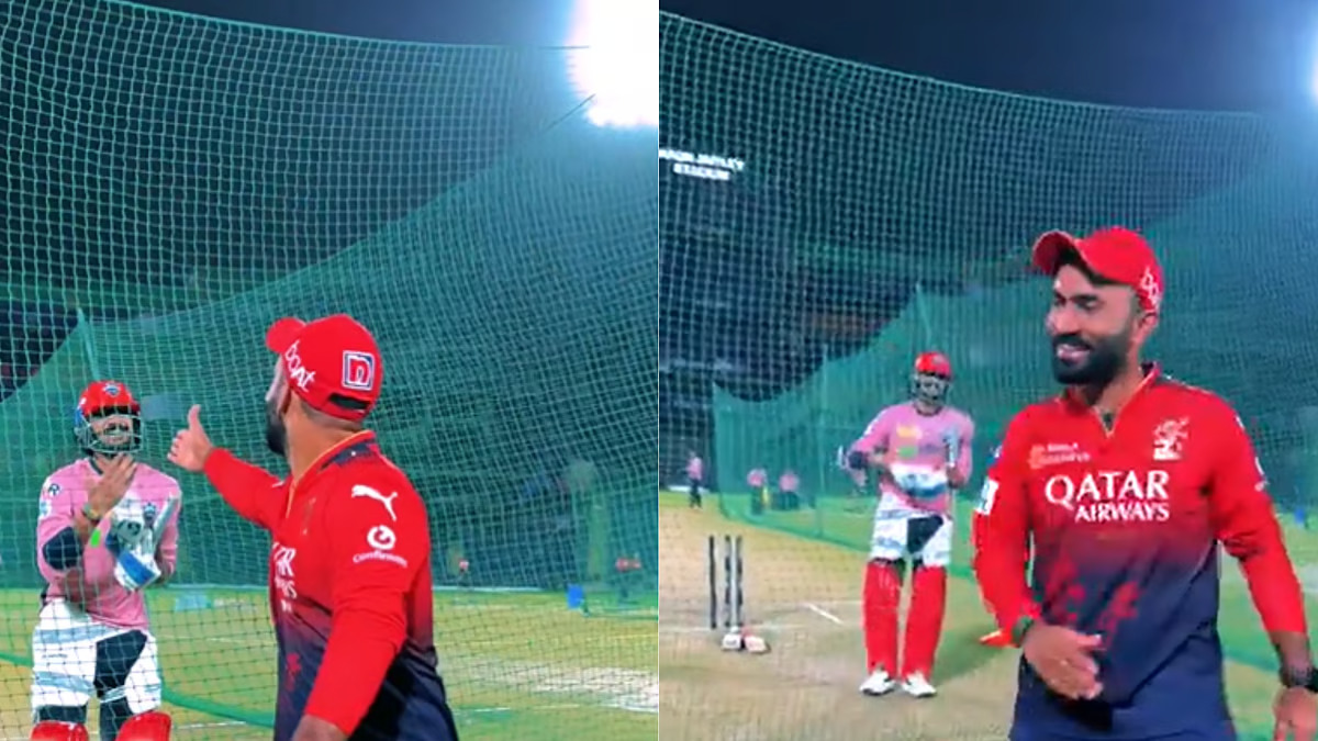 अक्षर पटेल भी अलग स्वैग में रहते हैं, दिनेश कार्तिक के साथ अभ्यास बीच में छोड़ मस्ती-मजाक करने लगे