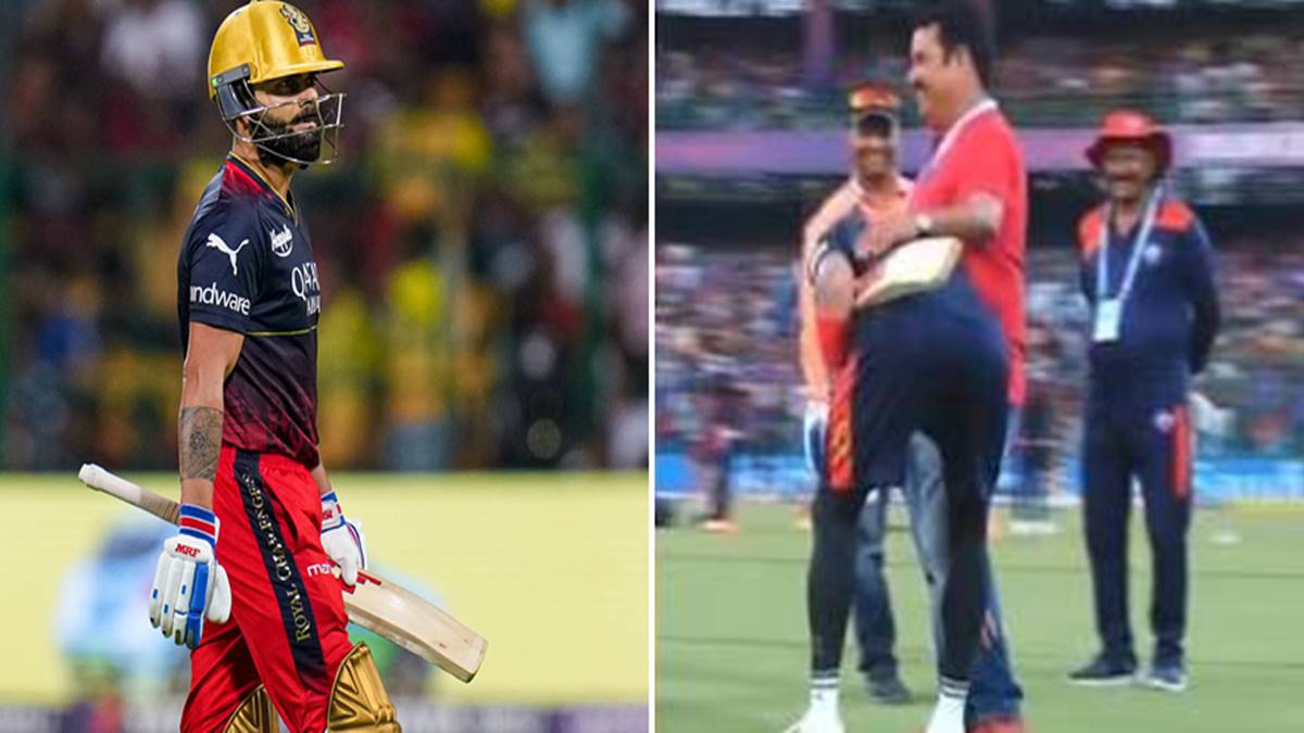 आईपीएल 2025: विराट कोहली ने आरसीबी की डीसी पर जीत के बाद कोच राजकुमार शर्मा के पैर छुए 