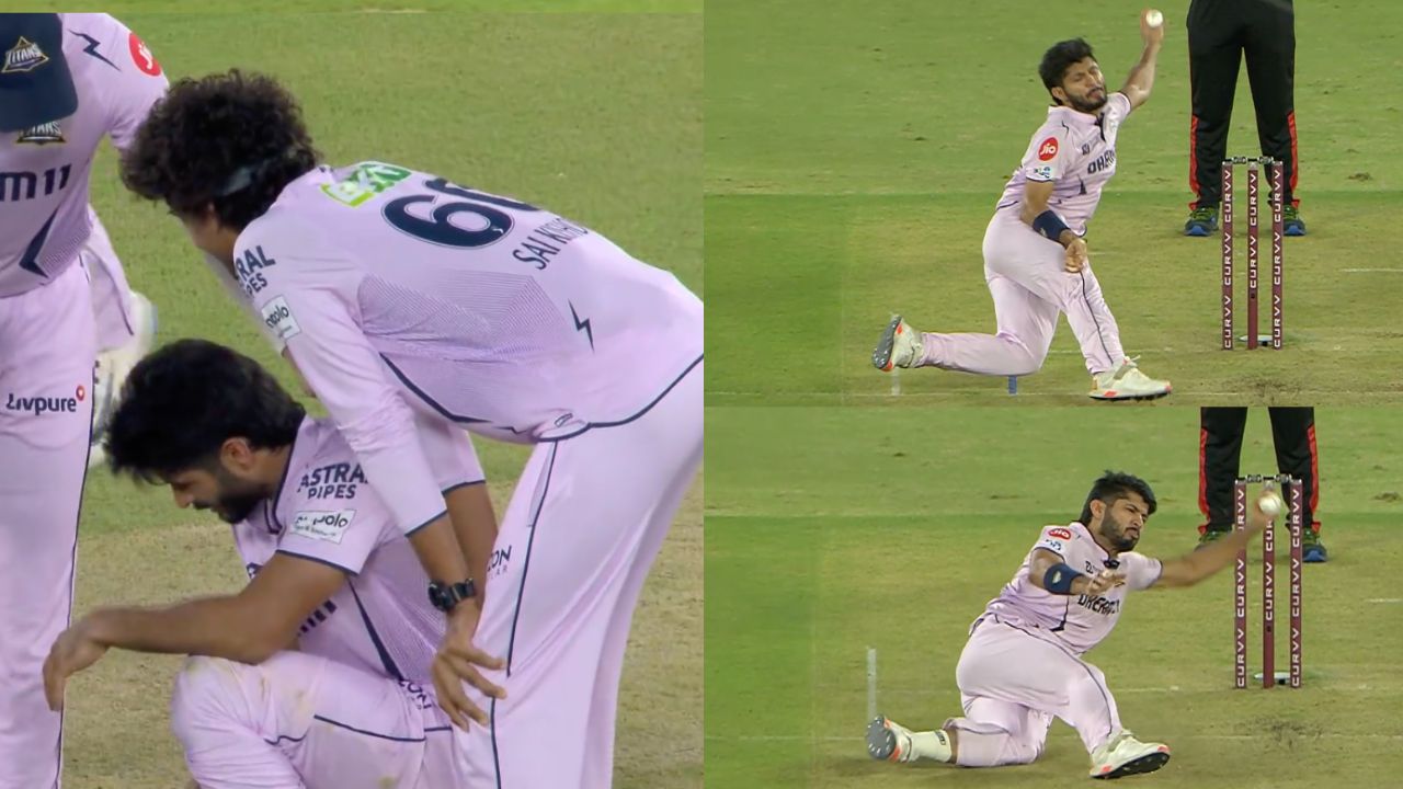 IPL 2025: अरशद खान बड़े हादसे का शिकार होते हुए बाल-बाल बचे, LSG के खिलाफ एक ही ओवर में दो बार फिसले