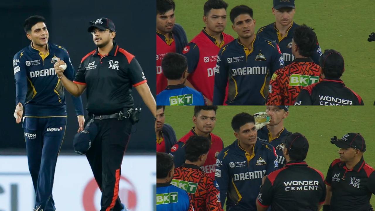 एक मैच के लिए क्या शुभमन गिल पर बैन लग सकता है? एसआरएच के खिलाफ मैच के दौरान अंपायर से उलझना जीटी के कप्तान के लिए भारी ना पड़ जाए 