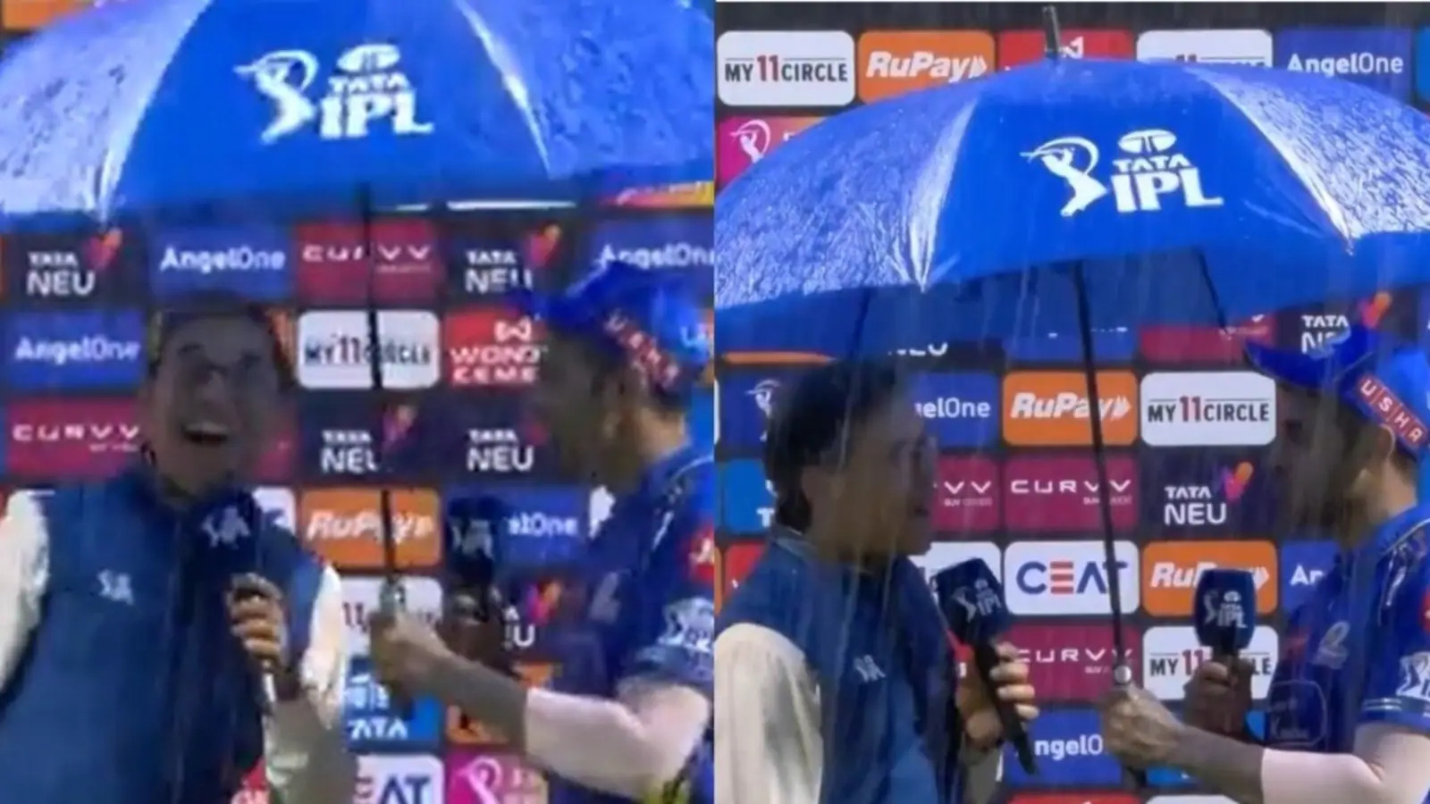 सूर्यकुमार छाता लेकर POTM पुरस्कार लेने पहुंचे, ऐसा नजारा IPL में पहले कभी नहीं देखा होगा