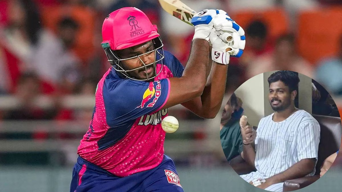 संजू सैमसन नेट्स में खूब प्रैक्टिस कर रहे हैं, IPL 2025 के बचे मुकाबलों में RR की कप्तानी करेंगे