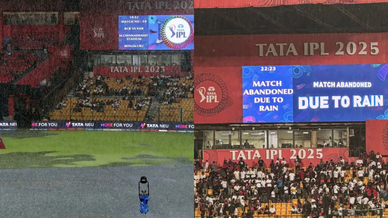 बारिश ने कोलकाता नाइट राइडर्स का सपना चकनाचूर कर दिया, रहाणे एंड कंपनी प्लेऑफ की रेस से बाहर हुई 