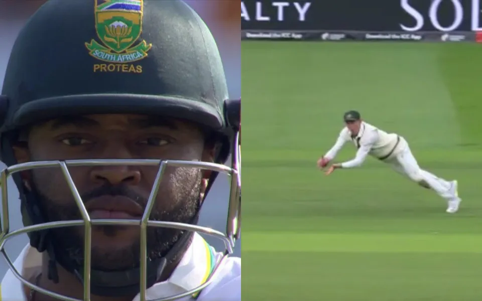 WTC Final: हवा में मार्नस लाबुशेन ने बेहतरीन कैच लपका, टेम्बा बावुमा को पवेलियन का रास्ता दिखाया, वीडियो देखें