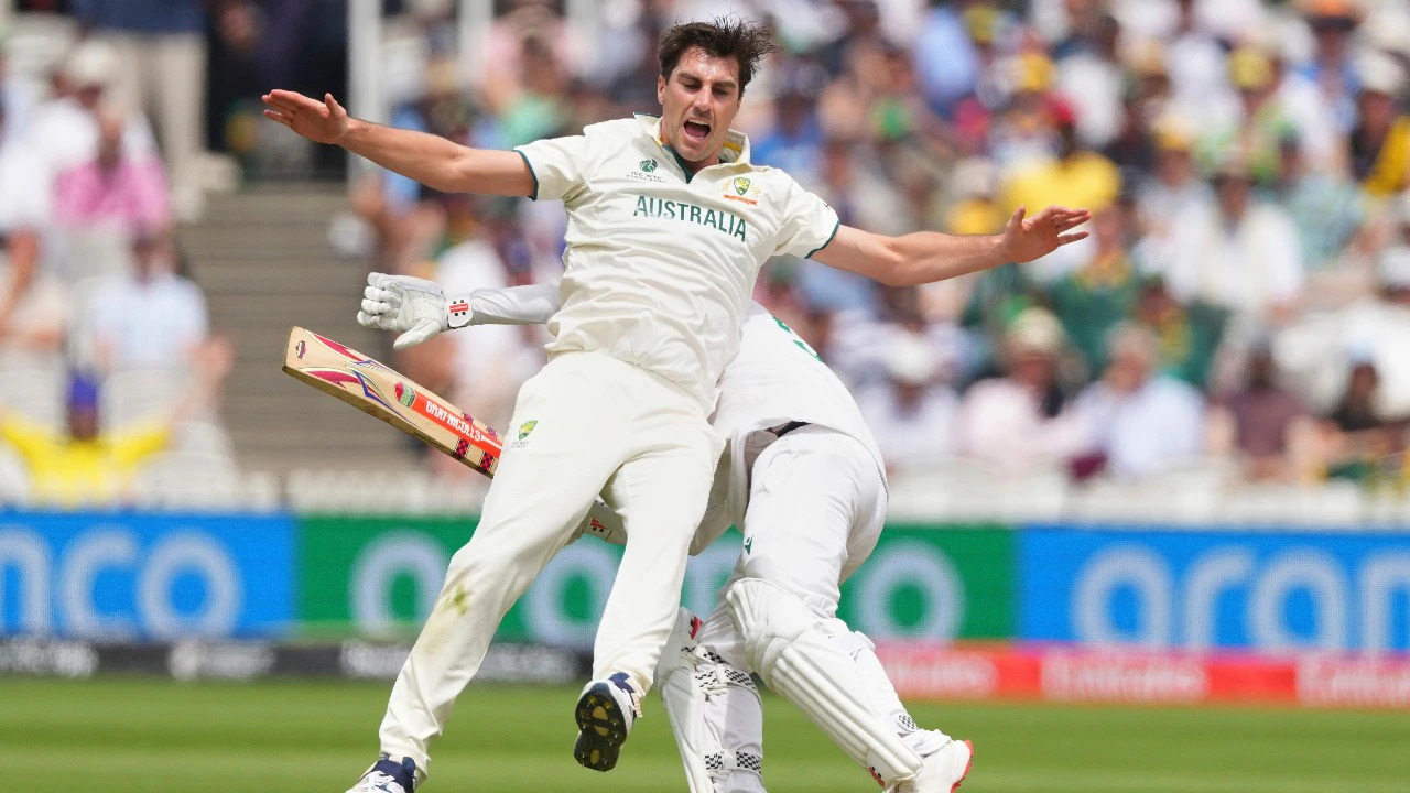 WTC फाइनल 2025: एलबीडब्लू अपील के दौरान पैट कमिंस और वेरिन के बीच टक्कर हुई