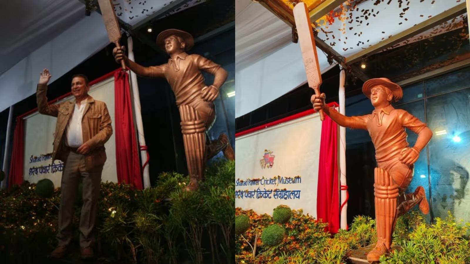 सुनील गावस्कर ने मुंबई के वानखेड़े स्टेडियम में अपनी आदमकद प्रतिमा पर प्रतिक्रिया व्यक्त की - 'मेरे पास शब्द नहीं हैं'