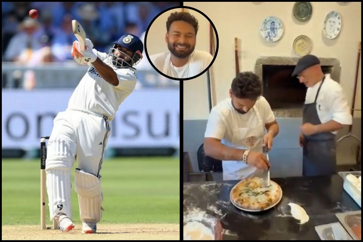 ऋषभ पंत का शेफ अवतार वायरल हुआ, टूटे हुए पैर के साथ मजेदार पिज्जा बनाया
