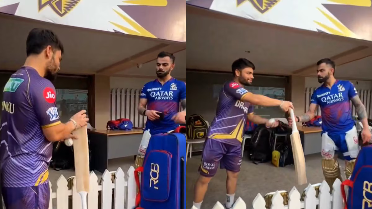 रिंकू सिंह ने विराट कोहली के बल्ला मांगने पर अपनी चुप्पी तोड़ी - 'मैं बदनाम हो गया'