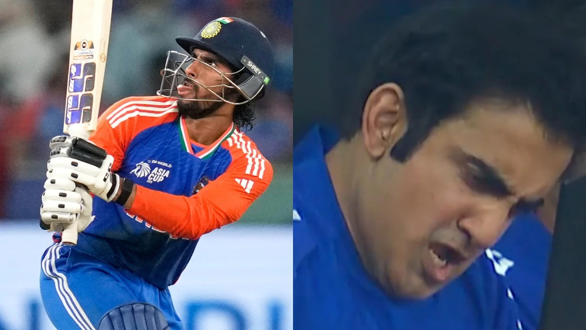 Asia Cup 2025: तिलक वर्मा द्वारा छक्का जड़ने पर गौतम गंभीर ने खुशी में मेज थपथपाई