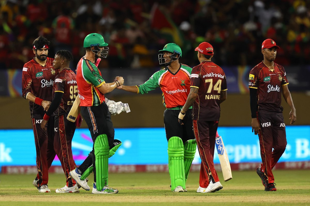 सीपीएल 2025: वॉरियर्स ने नाइट राइडर्स के खिलाफ ब्लॉकबस्टर जीत हासिल की