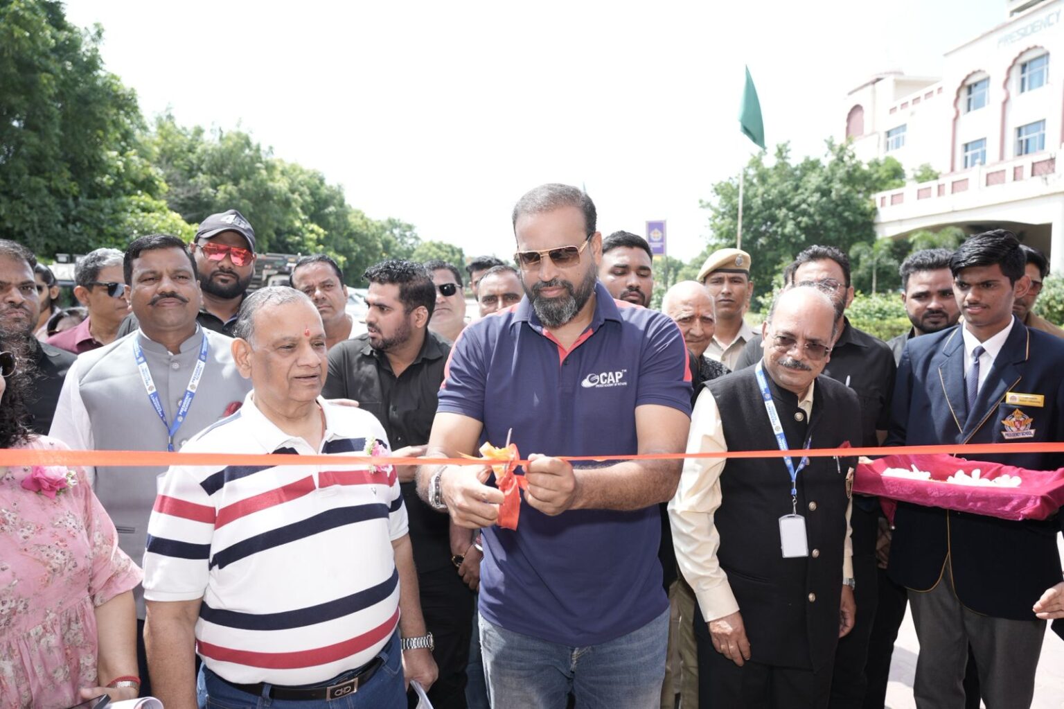 राजस्थान के अजमेर में यूसुफ पठान ने 37वें क्रिकेट अकादमी ऑफ पठान्स सेंटर का उद्घाटन किया