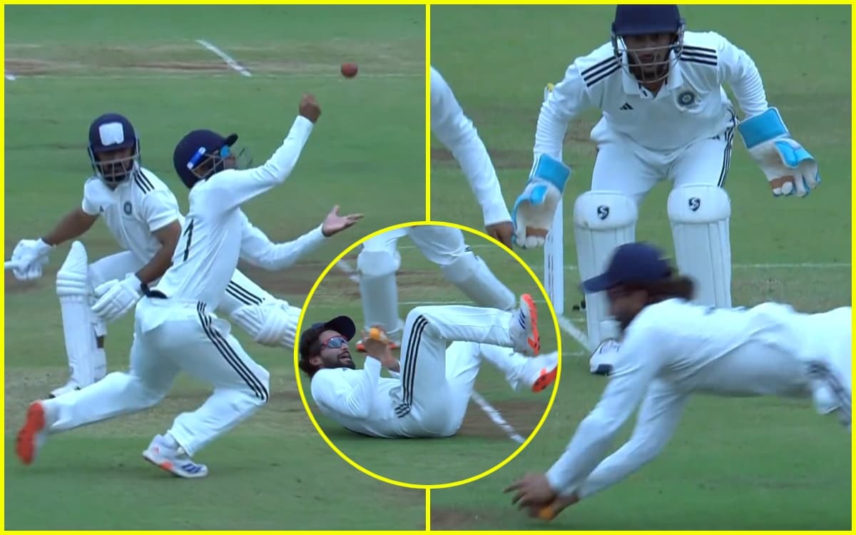 Duleep Trophy 2025: रजत पाटीदार का करिश्मा! फाइनल में डाइव लगाकर गजब का कैच पकड़ा, वीडियो वायरल हुआ