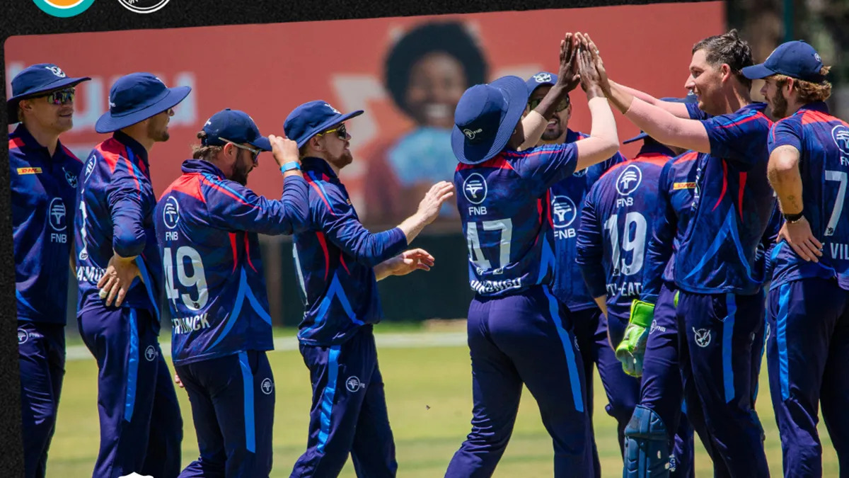 नामीबिया ने इतिहास रचा! दक्षिण अफ्रीका को पहले घरेलू टी20 में हराकर ऐतिहासिक जीत दर्ज की